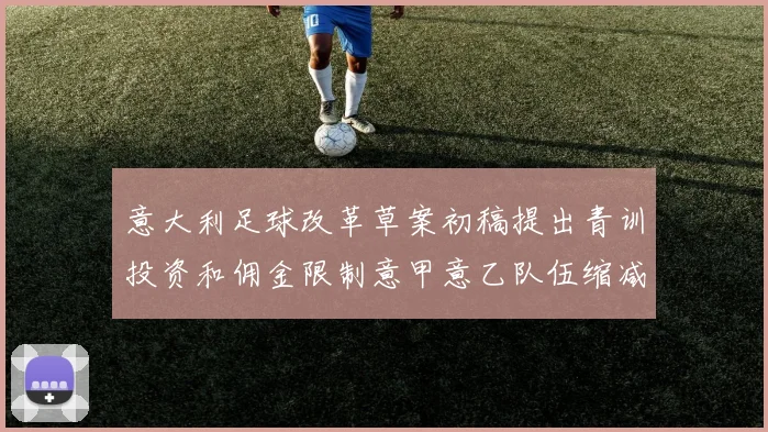 意大利足球改革草案初稿提出青训投资和佣金限制意甲意乙队伍缩减至18队